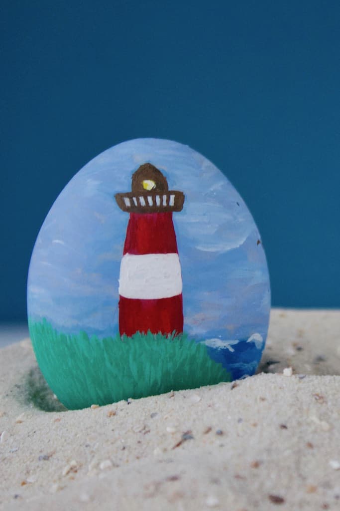 Urlaubs-Erinnerungen als Osterdeko