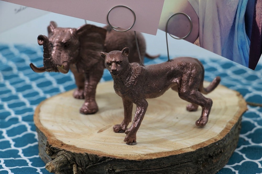 tierischer Kartenständer