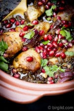Tajine mit Hühnchen, Granatapfel und Aprikosen – ein Gericht wie aus 1001 Nacht & Verlosung [Birgit D]