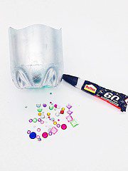 DIY Upcycling – PET Flasche als Nähkissen
