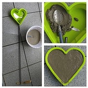 Ein Herz für Mütter – Gartenherz aus Beton selber machen!