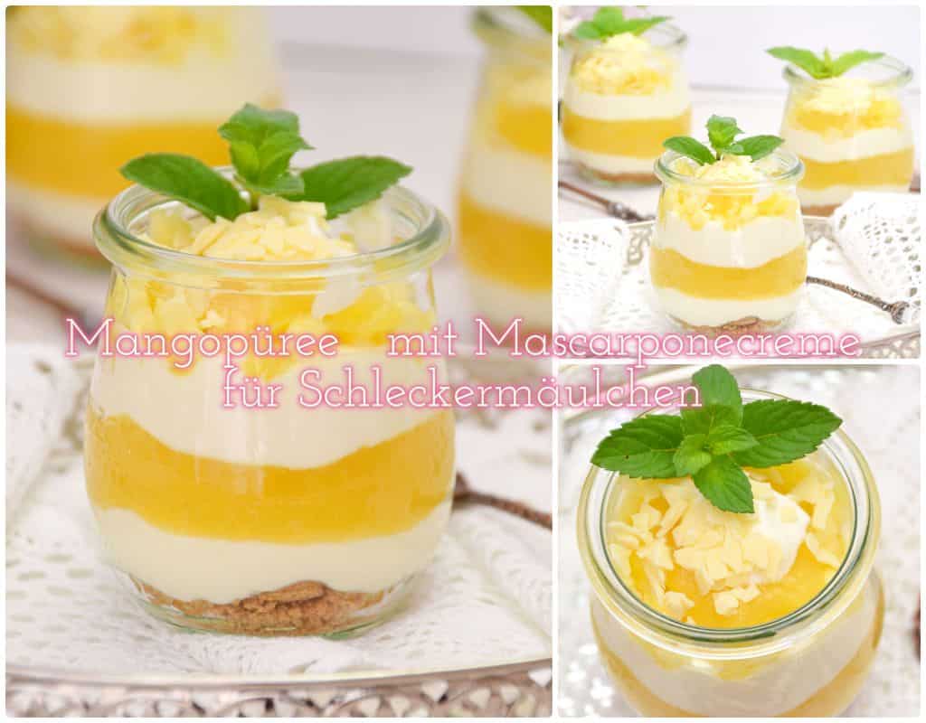 Mango Schichtdessert im Glas