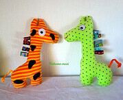 Giraffe, ein Stofftier für Kinder