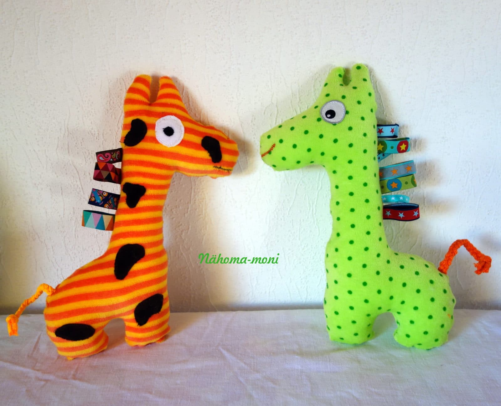 Giraffe, ein Stofftier für Kinder