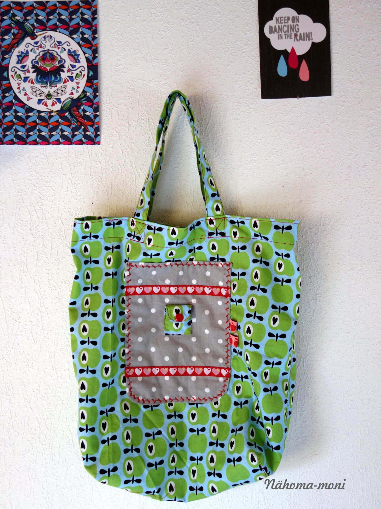 Einkaufsbeutel mit 1 Euro/Chiptasche
