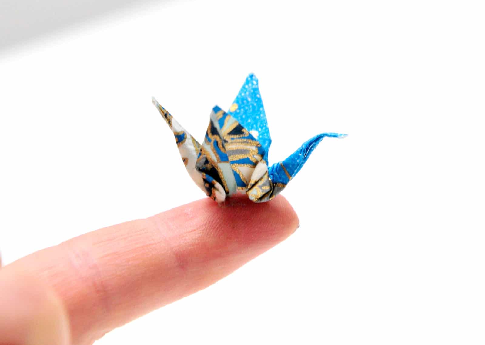 Origami Mini Bücher und Kraniche