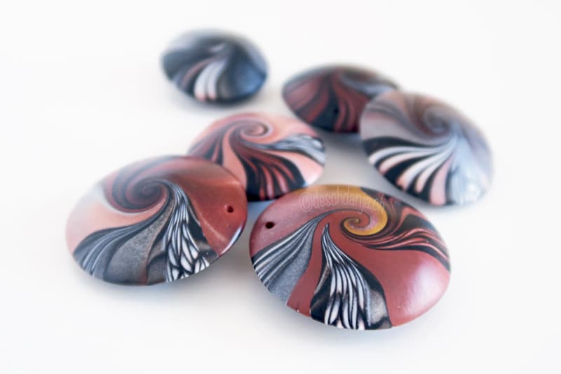Fimo Cane Swirl Technik
