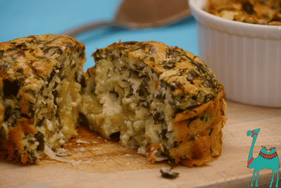 Grüner Spargel Bärlauch Küchlein