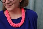 gestrickte Halskette