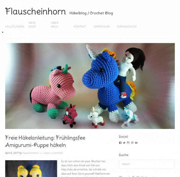 Flauscheinhorn – Häkelblog / Crochet Blog