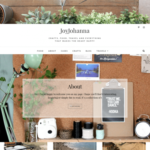 JoyJohanna – Crafts, Food, Travel and everything that makes the heart happy