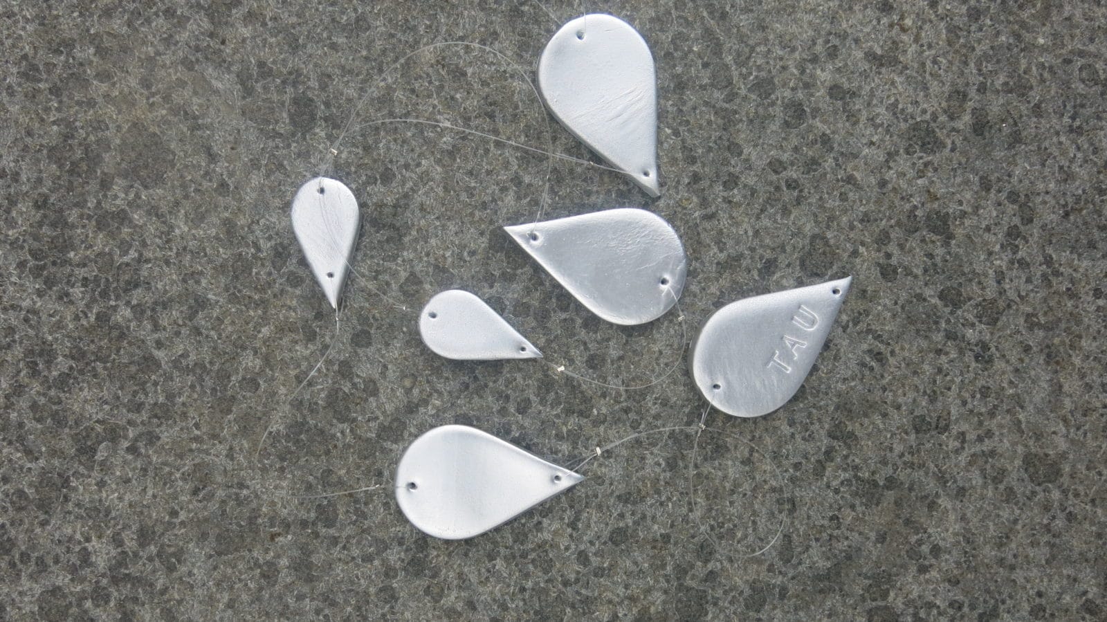 Gartengirlande aus Fimo