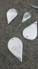 Gartengirlande aus Fimo