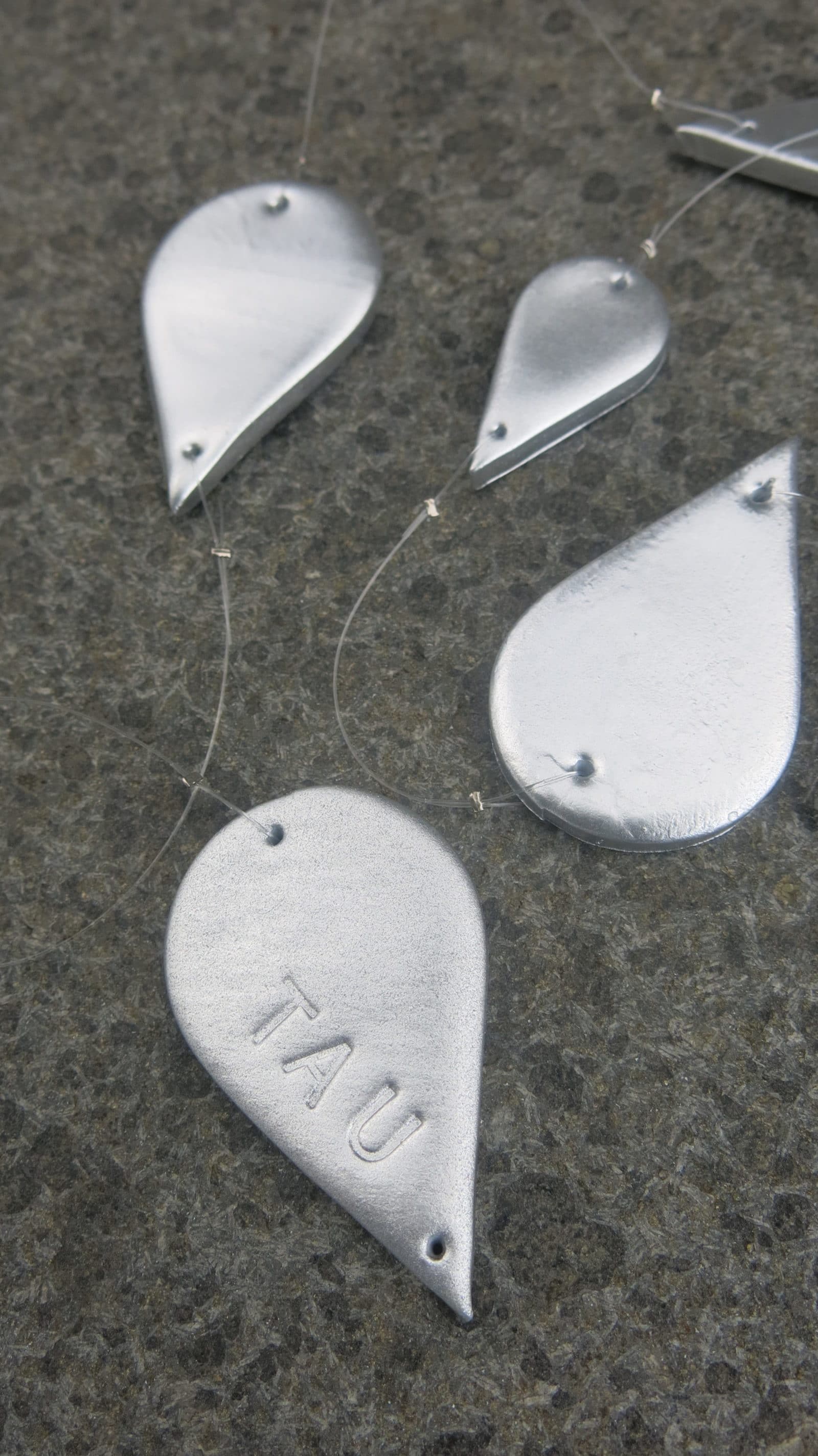 Gartengirlande aus Fimo