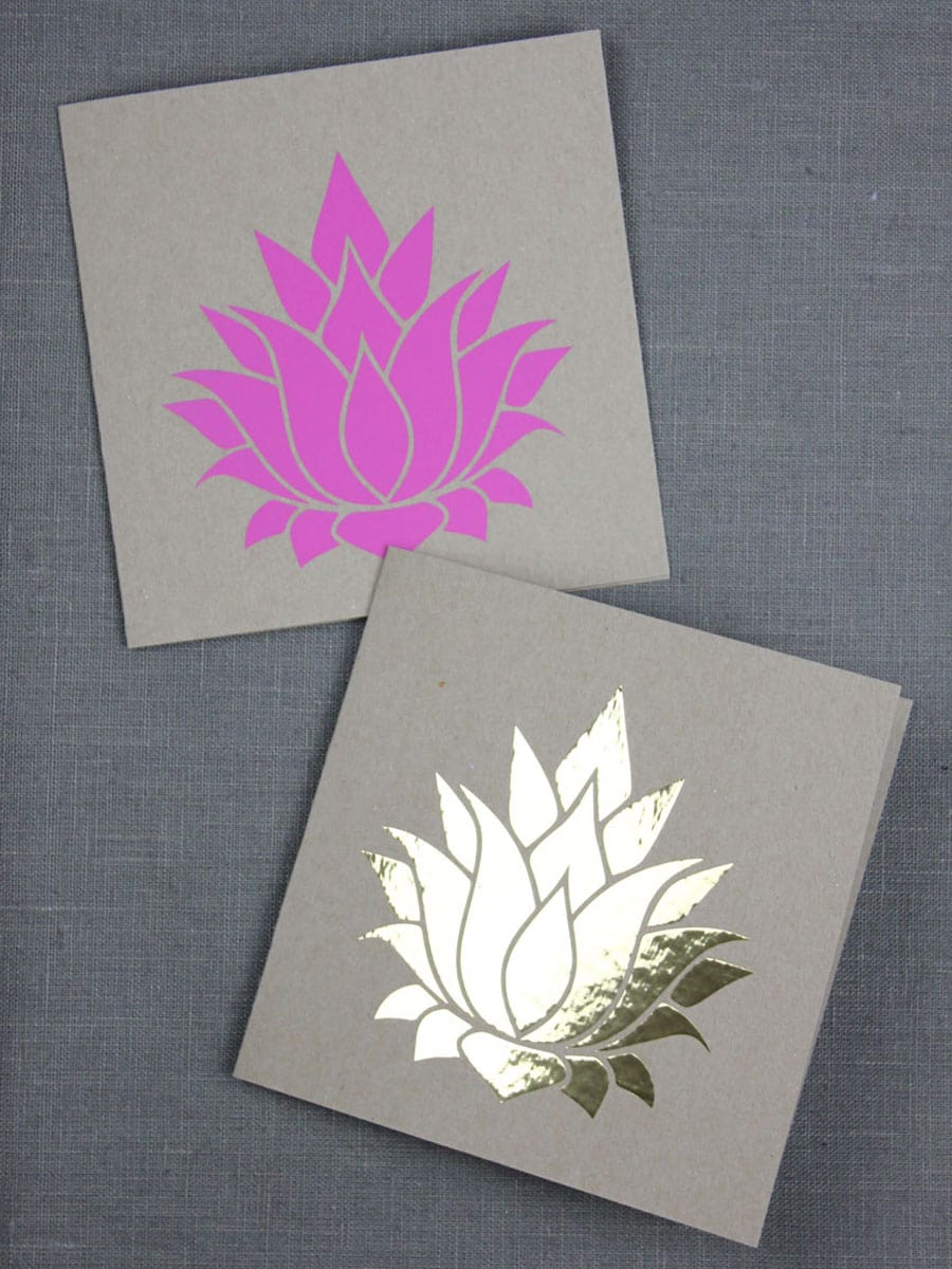 Lotusblüten [Plotter-Freebie]