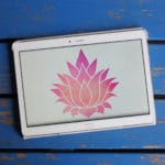 Lotusblüten [Plotter-Freebie]