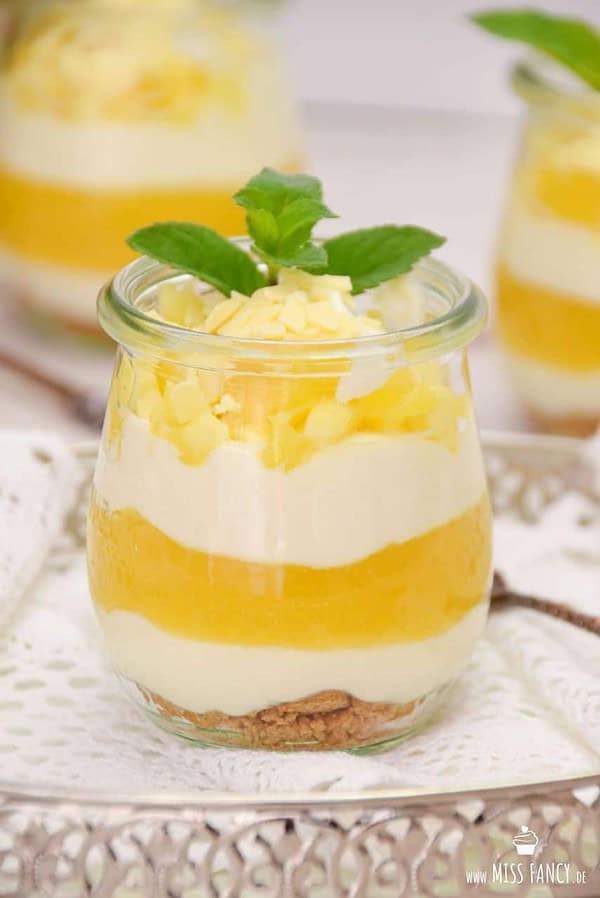 Mango Schichtdessert im Glas