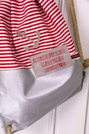 Näh-Anleitung: Maritimen Rucksack mit Kunstleder nähen