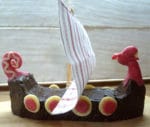 Wikingerschiff Kuchen