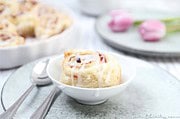 Erdbeer-Blätterteig-Schnecken