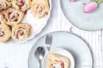 Erdbeer-Blätterteig-Schnecken