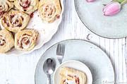 Erdbeer-Blätterteig-Schnecken