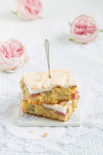 „Rhabarberkuchen mit Baiser!" [Nach Dangaster Art]