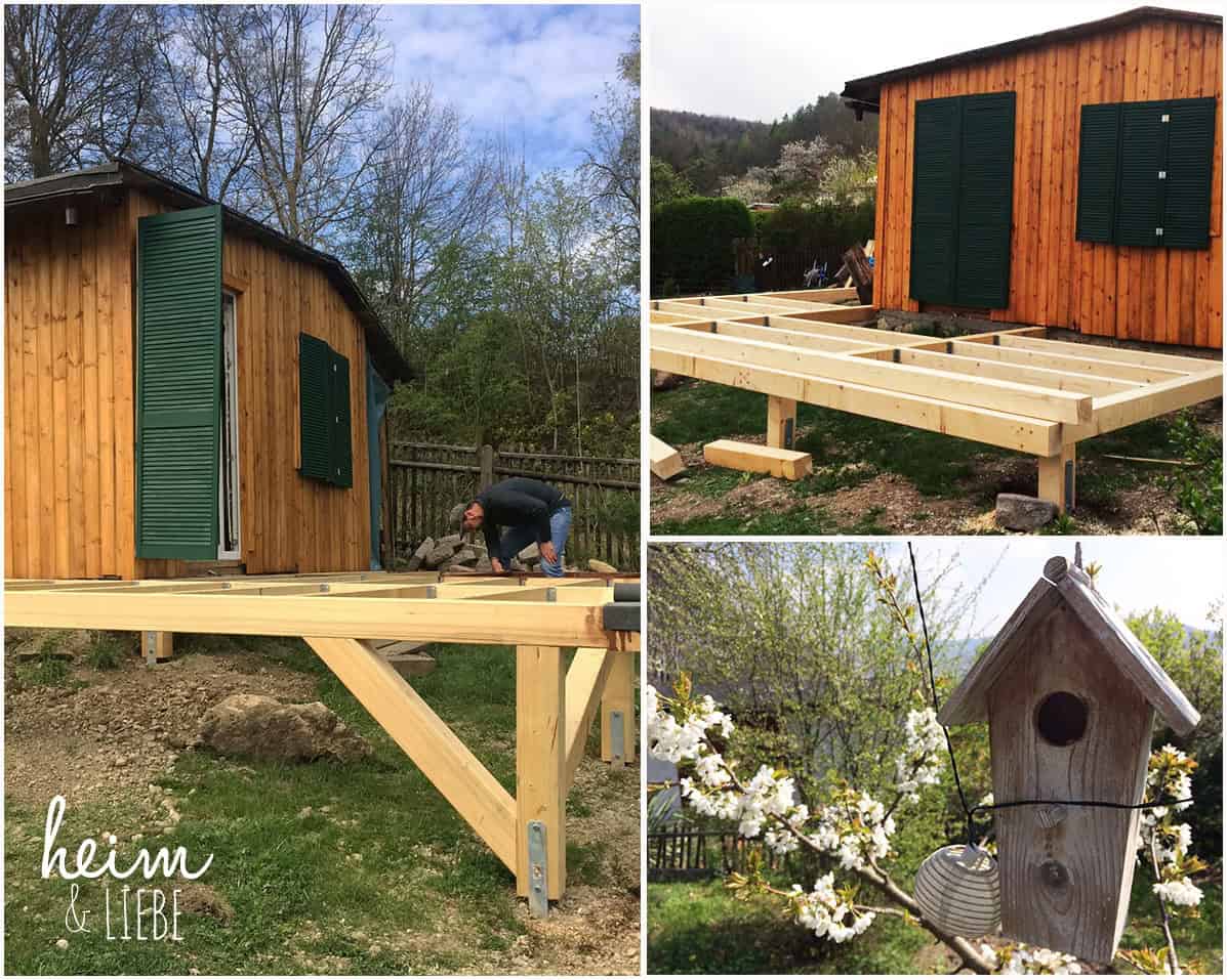 Eine Terrasse aus Holz – manchmal gerät der Hobbygärtner an seine Grenzen