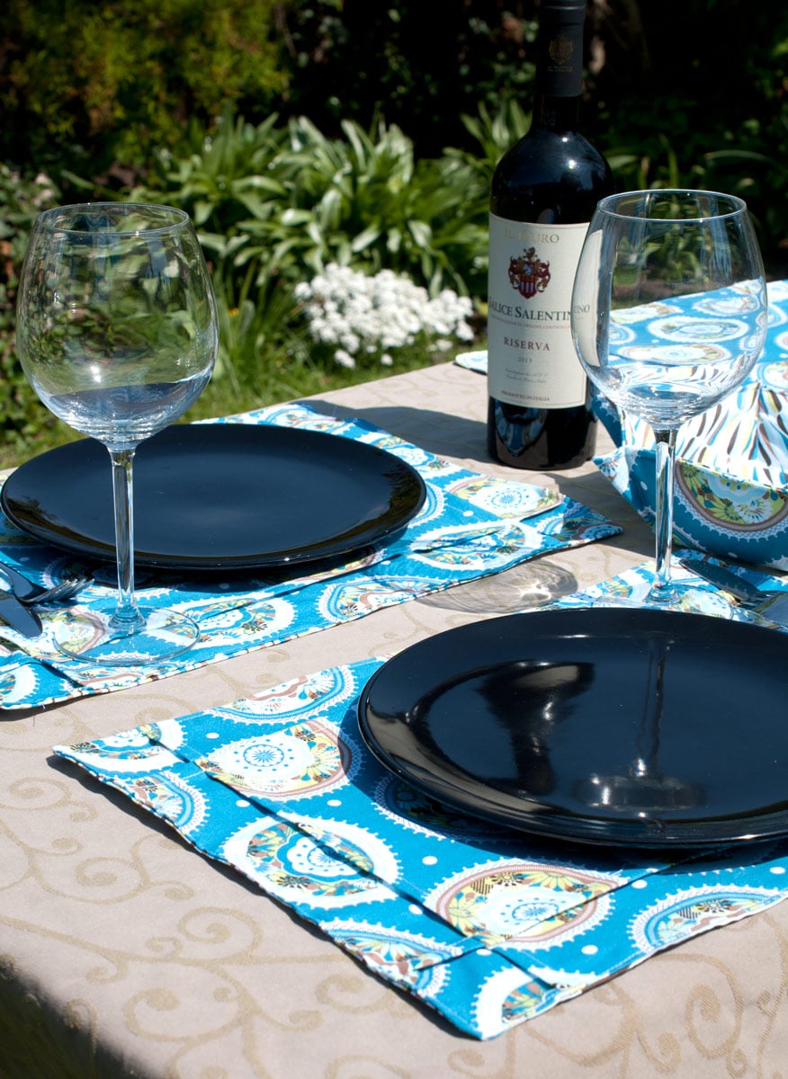 Tischsets mit Biesen nähen
