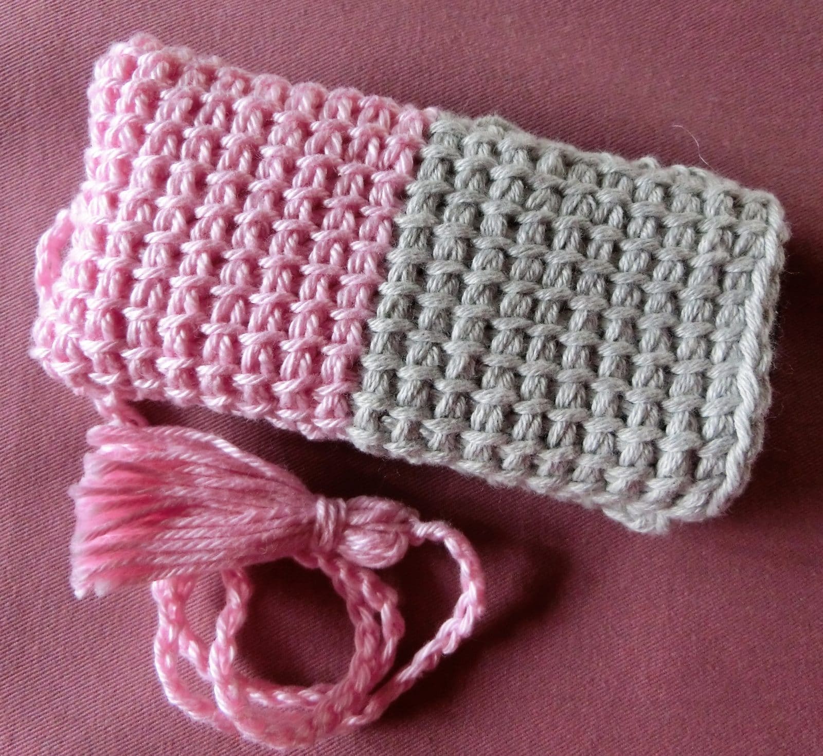 Handyhülle – Tunesisch Häkeln
