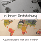 Die Welt in ihrer Entstehung Aquarellmalerei mit Drei Farben Nass-in-Nass Technik