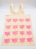 Stofftaschen mit Moosgummi Stempel selbst bedrucken
