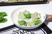 Spinat-Ravioli mit Putenfüllung selber machen
