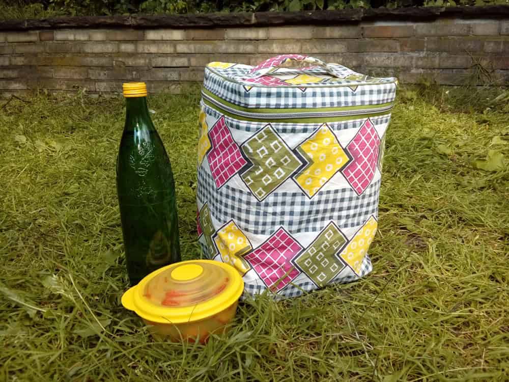Retrokühltasche aus Tiefkühltüte