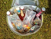 Retrokühltasche aus Tiefkühltüte