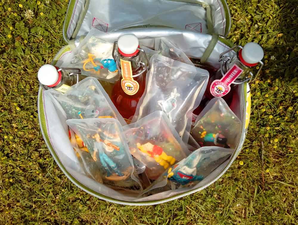 Retrokühltasche aus Tiefkühltüte