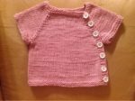 Gestricktes Babyjäckchen „Puerperium“