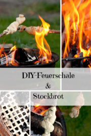 DIY Feuerschale und Stockbrot