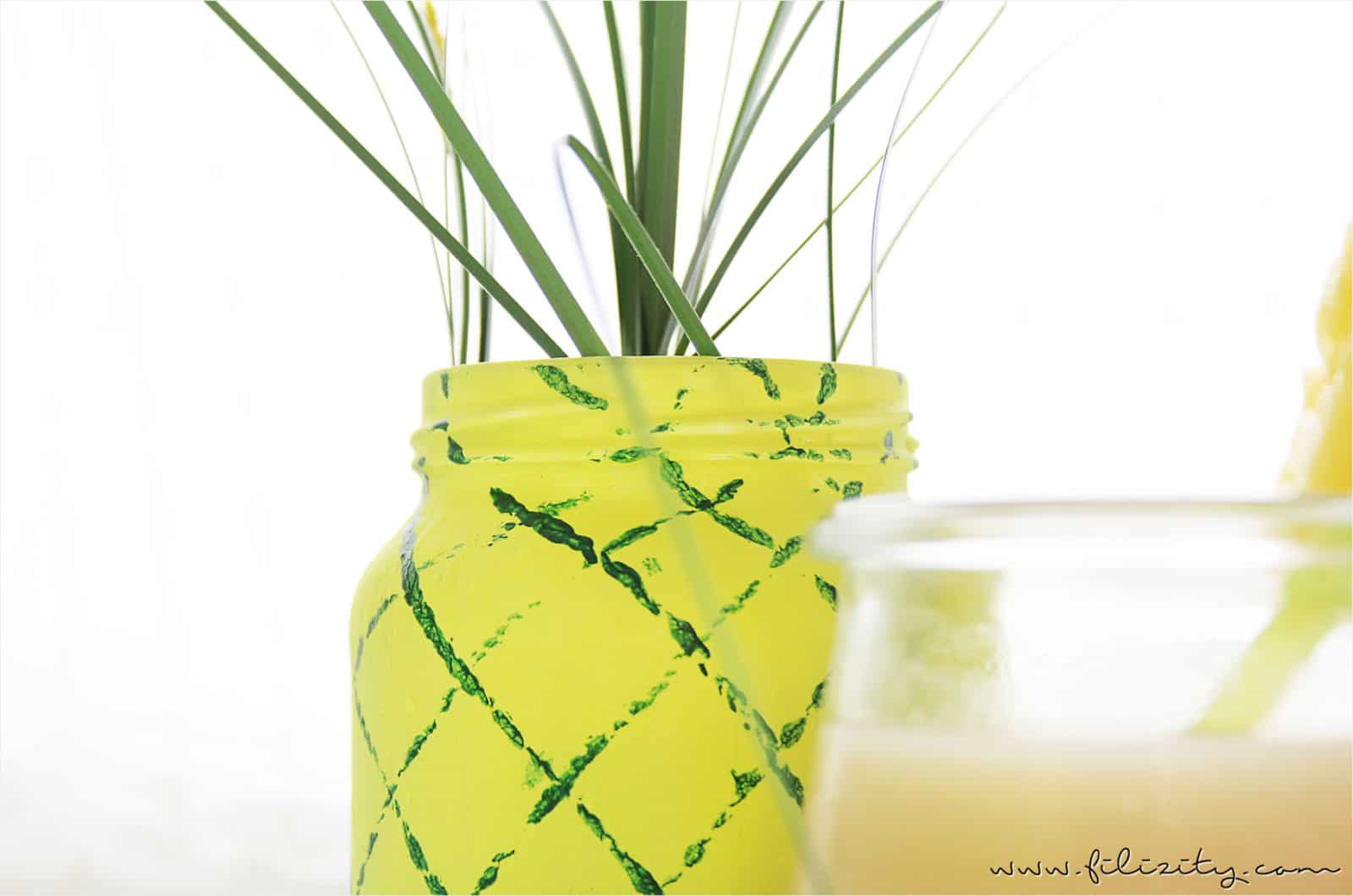 DIY Ananas-Vase