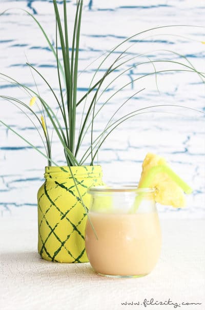 DIY Ananas-Vase