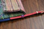 DIY gewebte Tasche mit Gürtelhenkel