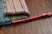 DIY gewebte Tasche mit Gürtelhenkel