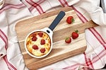 Omas Rezept: Grieß-Auflauf mit frischen Erdbeeren