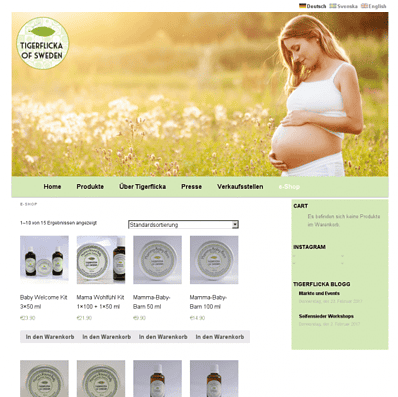 Tigerflicka of Sweden online Shop