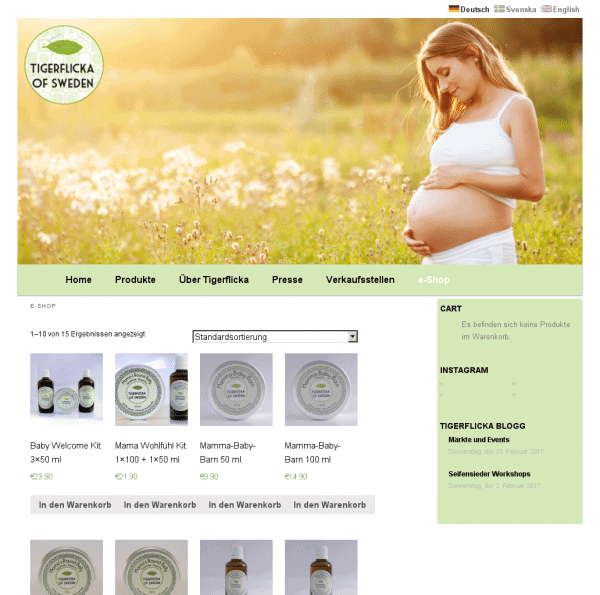 Tigerflicka of Sweden online Shop