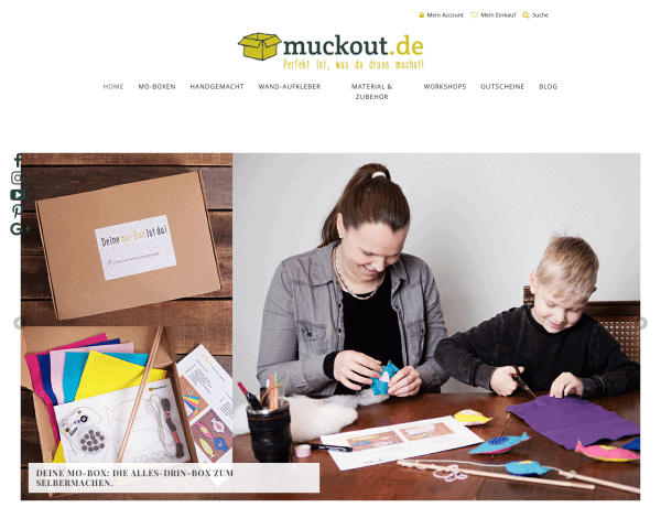 Startseite – muckout & zusammen selbermachen! Dein DIY-Onlineshop
