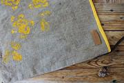 Stempeln mit Sellerie – Taschen-Upcycling