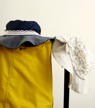 Sommerhut aus Stoffresten nähen