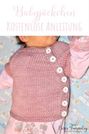 Gestricktes Babyjäckchen „Puerperium“