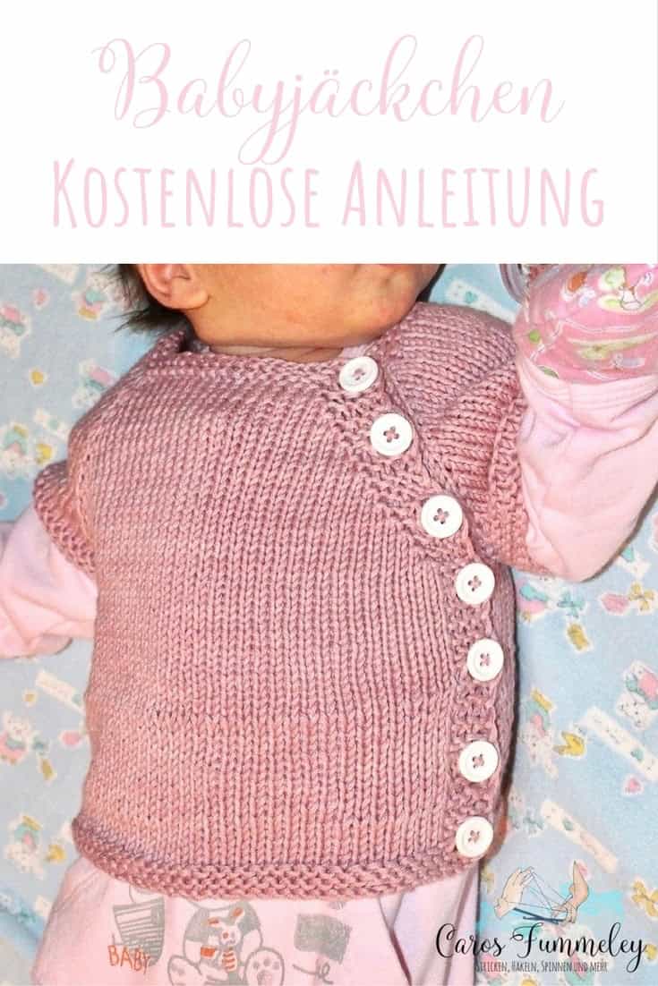 Gestricktes Babyjäckchen „Puerperium“